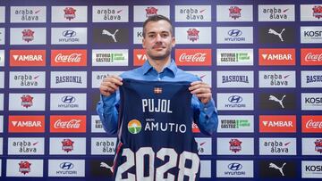 Xevi Pujol esta mañana.