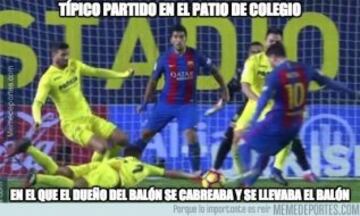 Los memes más divertidos del empate del Villarreal-Barcelona