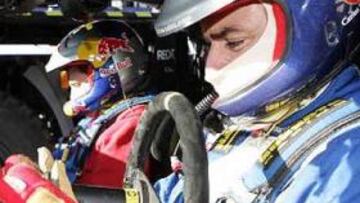 <B>PREPARADO.</B> Sáinz tiene muchas ganas de participar por primera vez en la prueba.