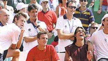 El equipo de España de la Copa Davis.