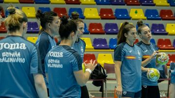 Las Guerreras en su ¨²ltimo entrenamiento.