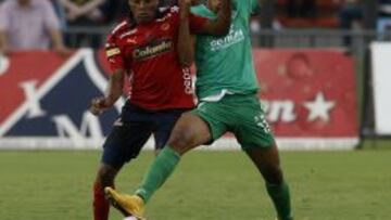 El volante entró para reemplazar al lesionado Cristian Marrugo. Medellín derrotó a Equidad 1-0.