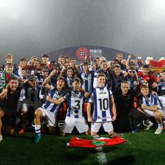 La Real Sociedad comunica las bajas en los equipos B y C, entre las que se encuentran las de Eder García y Gibelalde, rumbo al Athletic