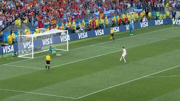 Nadie se explica c車mo no par車 este penalti: De Gea en modo fantasma