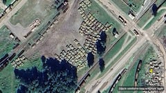 Satellite images reveal a worrying sign at a Russian base: Russia is short on its best tanks