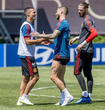 La selección se prepara para el debut ante Portugal