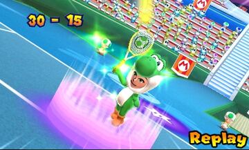 Captura de pantalla - Mario Tennis 3DS (3DS)