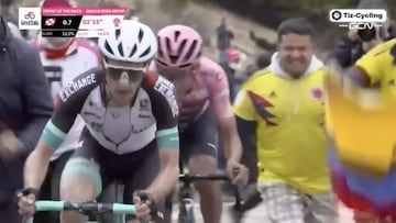 La subida de Egan Bernal al m&iacute;tico Zoncolan