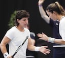 Muguruza: "Carla ha jugado increíble, nos dio la oportunidad"