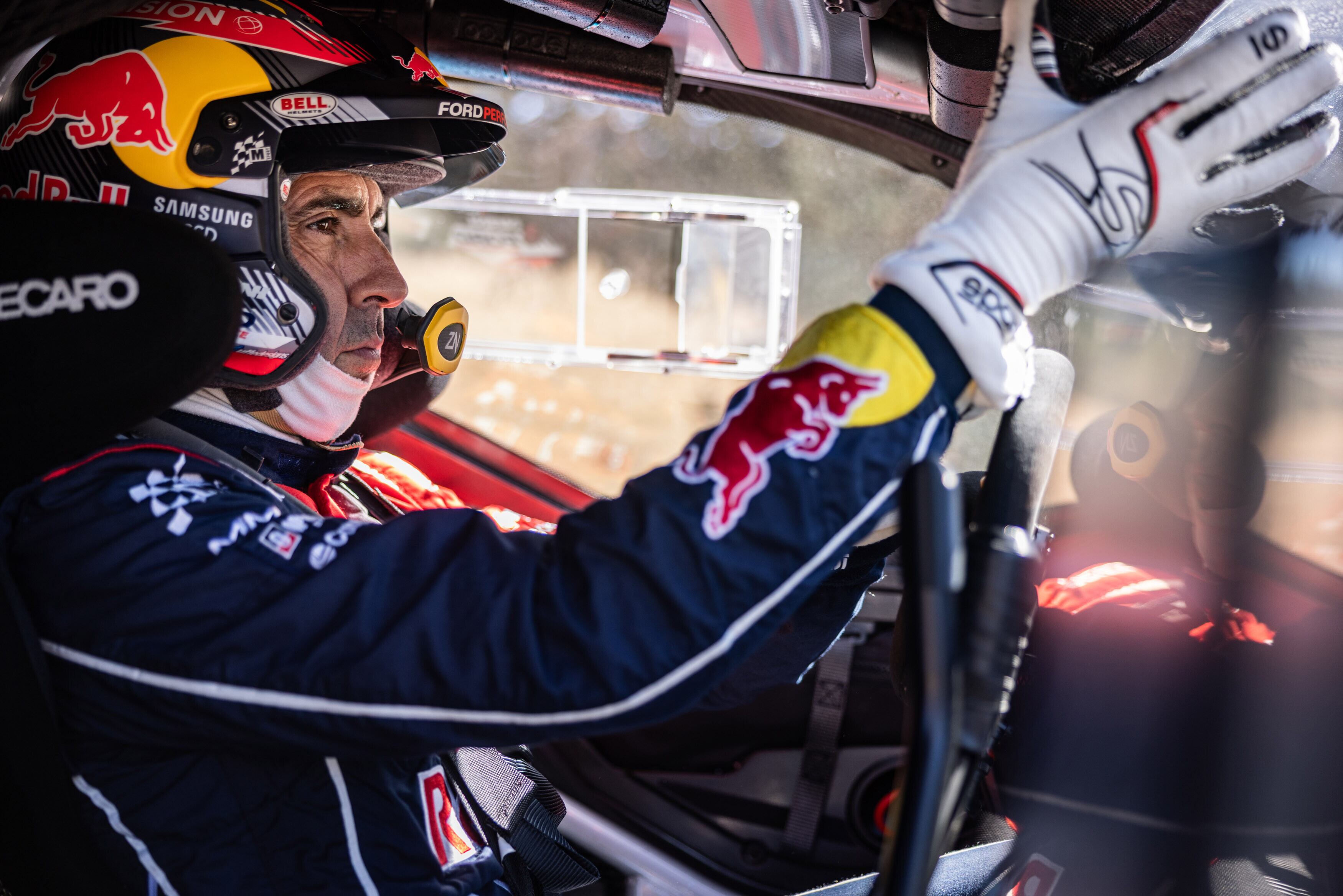 Nani Roma con el Ford Raptor del Dakar, que lidera ahora el Rally de Marruecos.