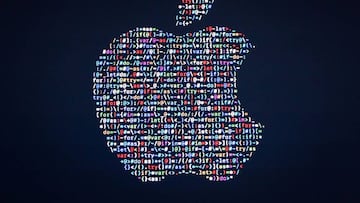 (FILES) This file photo taken on June 13, 2016 shows the Apple logo displayed on a screen at Apple&#039;s annual Worldwide Developers Conference presentation at the Bill Graham Civic Auditorium in San Francisco, California.
 Apple on August 8, 2016 confirmed that it has bought US machine learning startup Turi as Silicon Valley giants focus on a future rich with artificial intelligence. Turi specializes in enabling developers to imbue software applications with artificial intelligence, so the apps learn to think more the way people do.
  / AFP PHOTO / GABRIELLE LURIE