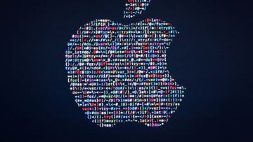 (FILES) This file photo taken on June 13, 2016 shows the Apple logo displayed on a screen at Apple&#039;s annual Worldwide Developers Conference presentation at the Bill Graham Civic Auditorium in San Francisco, California.
 Apple on August 8, 2016 confirmed that it has bought US machine learning startup Turi as Silicon Valley giants focus on a future rich with artificial intelligence. Turi specializes in enabling developers to imbue software applications with artificial intelligence, so the apps learn to think more the way people do.
  / AFP PHOTO / GABRIELLE LURIE