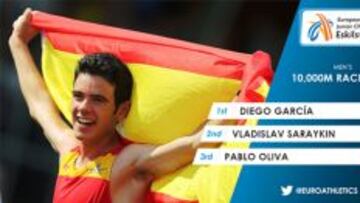Diego García, campeón de Europa júnior.