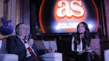 Alfredo Rela&ntilde;o (Director Diario AS) y Sarah Lizarazo (Directora AS Colombia)