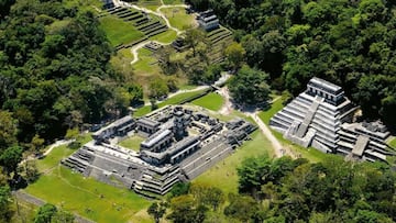 La IA revela cómo se vería en la actualidad la zona arqueológica de Palenque si nunca la hubiera colonizado España.
