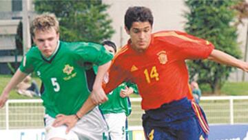 <b>TRIGOLEADOR</b>. Marc Pedraza pudo siempre con los norirlandeses.