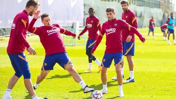 Test PCR y tres entrenamientos antes del partido de la Juve