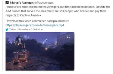 Marvel's Avengers: Square Enix se disculpa por un tuit "poco sensible"