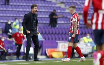 Cholo con Trippier en Zorrilla.