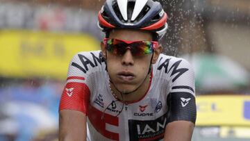 Jarlinson Pantano, durante la etapa con final en Morzine del pasado Tour de Francia.