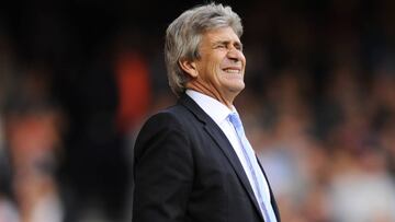 Manuel Pellegrini se lamenta en Inglaterra.