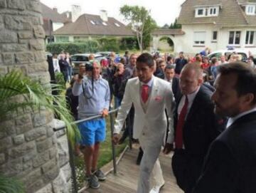 Boda de Varane con Camille Tytgat en el ayuntamiento de Le Touquet, una localidad costera situada al norte de Francia.