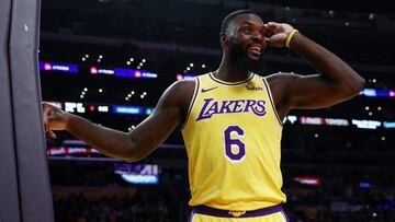 Lance Stephenson, durante un partido con los Lakers