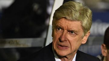 El técnico francés del Arsenal, Arsene Wenger, durante un partido de FA Cup.