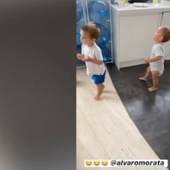 El vídeo por el que los atléticos adorarán a Morata: vean a sus hijos bailando el himno