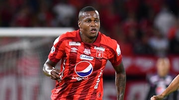 Jugadores de América en un partido de la Liga BetPlay