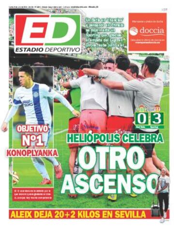 Portadas de la prensa deportiva