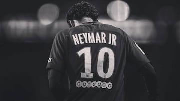 El delantero brasile&ntilde;o del PSG, Neymar.