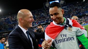 El regreso de Zidane renueva la esperanza de Keylor Navas