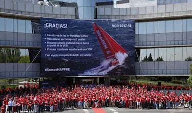 Mapfre homenajeó a sus héroes de la Volvo Ocean Race