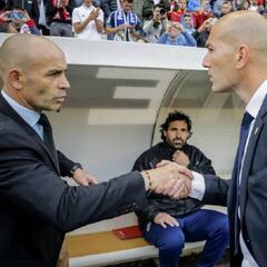Zidane se reencuentra con Jémez: hay cuentas pendientes