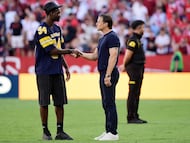 Nianzou, con Almeyda.