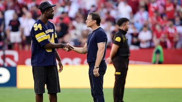 Nianzou, con Almeyda.