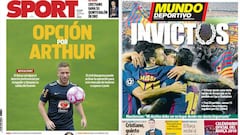 Sport: el Barça consigue una opción por Arthur