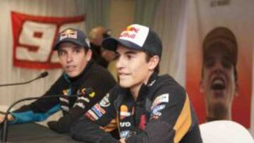 Marc Márquez, con Álex.