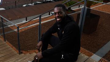 26/09/22 ENTREVISTA I?aki Williams durante la concentracion de la seleccion de Ghana en Lorca