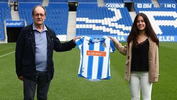 Nuria Rábano ya es jugadora de la Real Sociedad.