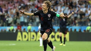 Modric captained Croatia to the World Cup final this summer, winning the Golden Ball award as the tournament's best player.