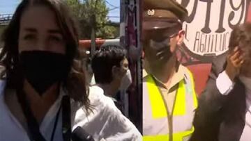 Simone Mardones, notera de "CQC": "Me pegaron patadas por abajo"