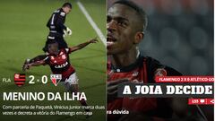 La prensa brasileña y Reinaldo Rueda se rinden a Vinicius Jr