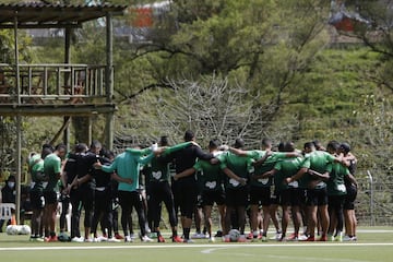 Atlético Nacional entrenó con la mira puesta en el partido ante Deportivo Cali en el Atanasio Girardot por la fecha 4 de los cuadrangulares de Liga BetPlay
