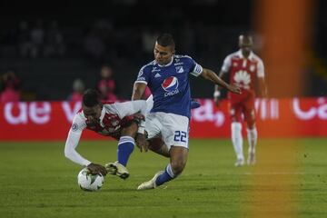 Con goles de Arango, Morelo y Rodríguez, Santa Fe venció a Millonarios en el segundo partido del Torneo Fox Sports que se disputa en el estadio El Campín.