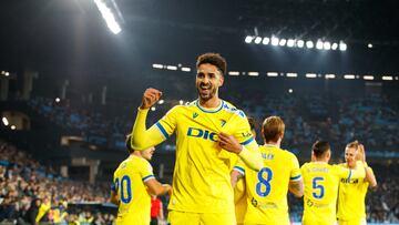 Chris Ramos durante el partido de LaLiga EA Sports entre el Celta y el Cádiz.