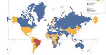 El mapa de búsquedas de Google.