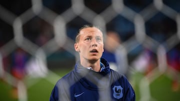 Peyraud-Magnin, durante un partido con la selecci¨®n francesa.