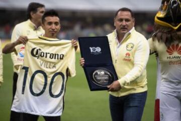 Así fue el homenaje a los volantes del Club América